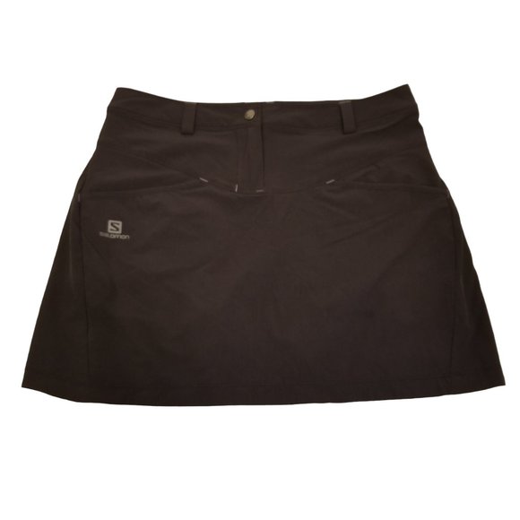 Salomon Wayfarer Skirt with Attached Shorts Outdoor Camping and Hiking Skort - Picture 2 of 13